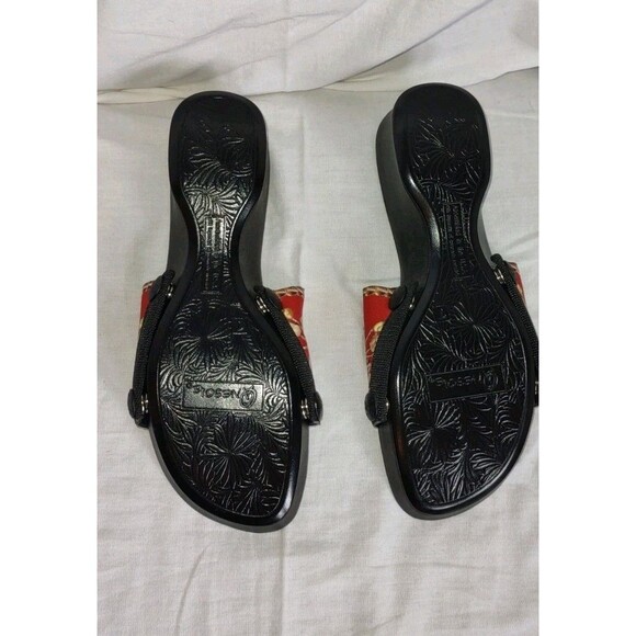 Sz 7 NEW ONESOLE Interchangeable Black Stretchy Shoes Slip On Sandals + Toppers - Picture 6 of 9